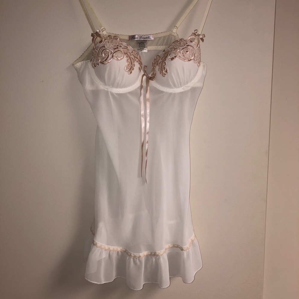 Sheer White Slip Lingerie